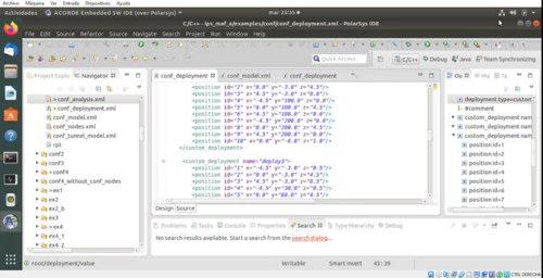 Most input information is passed to IPS-MAF in XML format (anchors deployment in the image)